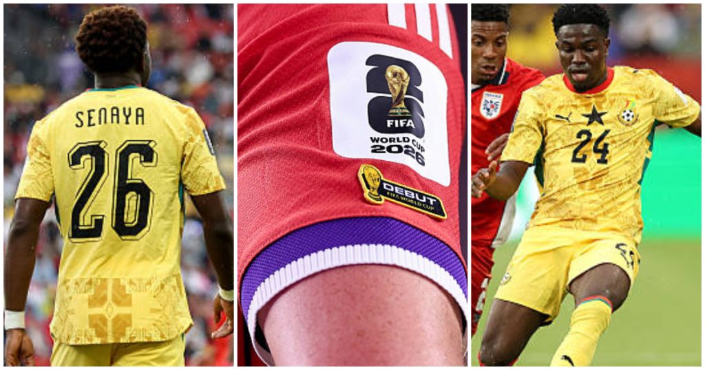 Adjetey, Nuamah, Senaya, Opoku and Yirenkyi have special stickers on their jerseys
