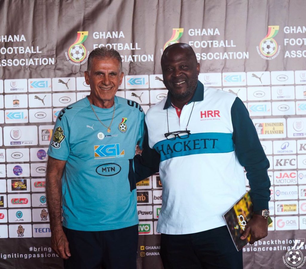Ibrahim Mahama and Carlos Queiroz