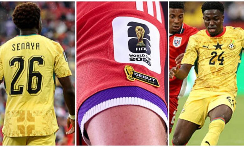 Adjetey, Nuamah, Senaya, Opoku and Yirenkyi have special stickers on their jerseys