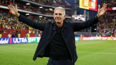 Carlos Quieroz celebration