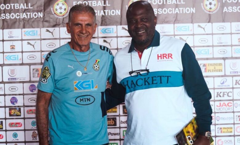 Ibrahim Mahama and Carlos Queiroz