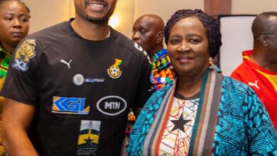 Jane Naana and Jordan Ayew