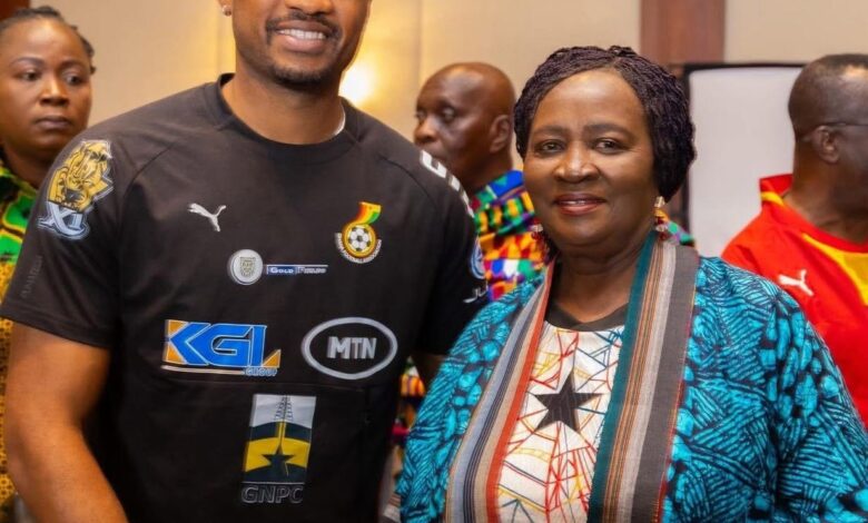Jane Naana and Jordan Ayew